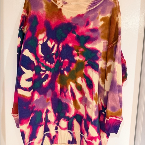 NATURAL LIFE Sweaters - Naturelife Oversized Tie-Dye Sweater